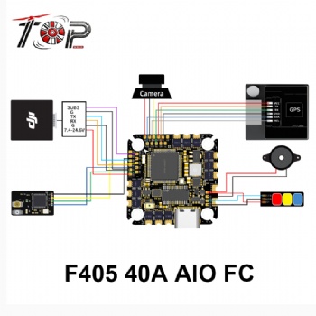 TOP F405 40A AIO FC 2-6S for FPV / FPV DIY