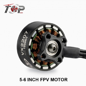 TOP2207 1900KV/2050KV 4-6S Brushless Motor for 5-6 inch FPV