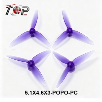 5.1X4.6X3-POPO-PC purple 3-Blade Propeller